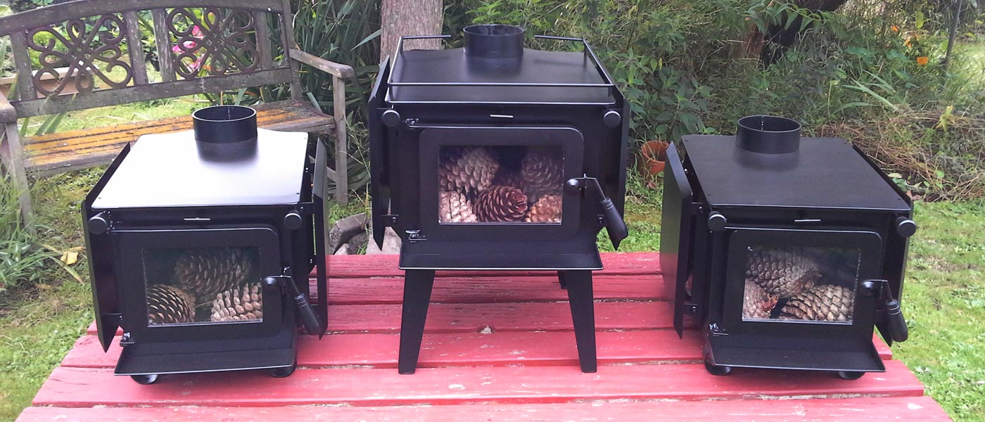Little Honey Woodburners on display Little Honeys on display