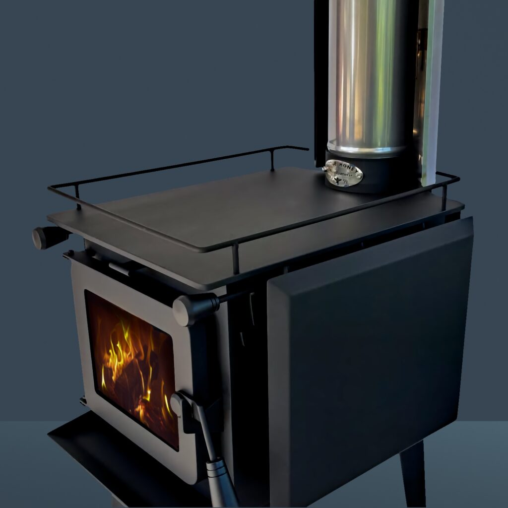 Little Honey Woodburner Marine Rail Add On